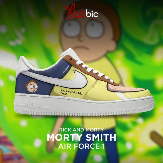 Morty Smith-Rick and Morty AF1 Shoes