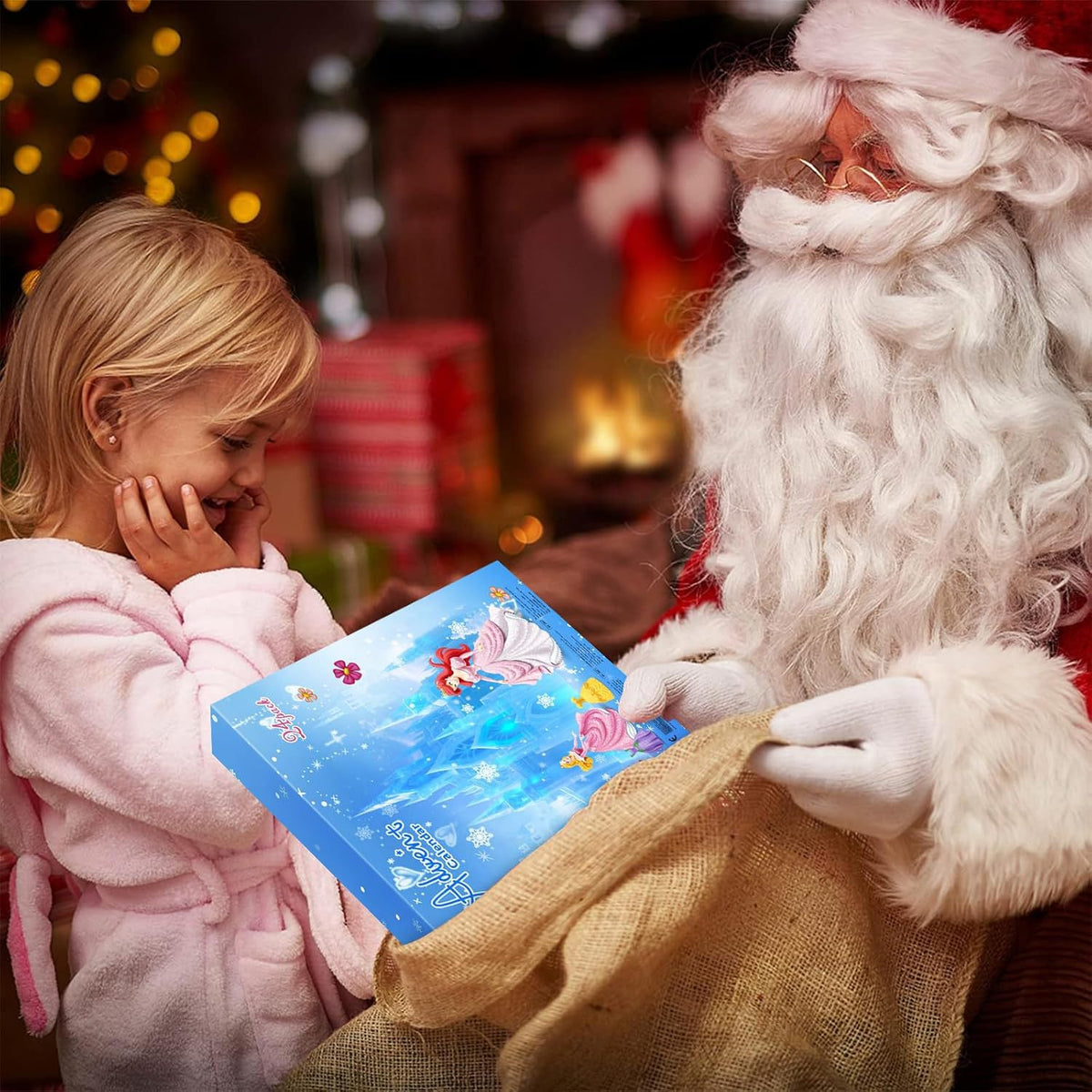 24 pcs Princess Advent Calendar 2026, Surprises Christmas Gift for Your Kid