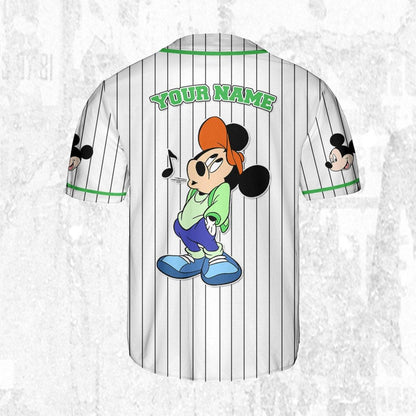 Personalize Disney Mickey Mouse Young White Baseball Jersey TT1024-8AOU90ZM