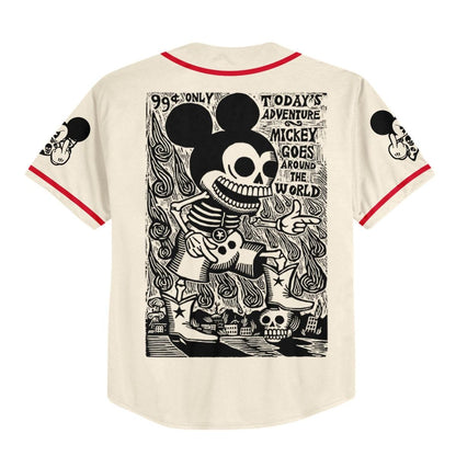 Personalize Jersey Mickey Bad Jersey Disney Baseball Jersey TT1024-9LXVQR1T