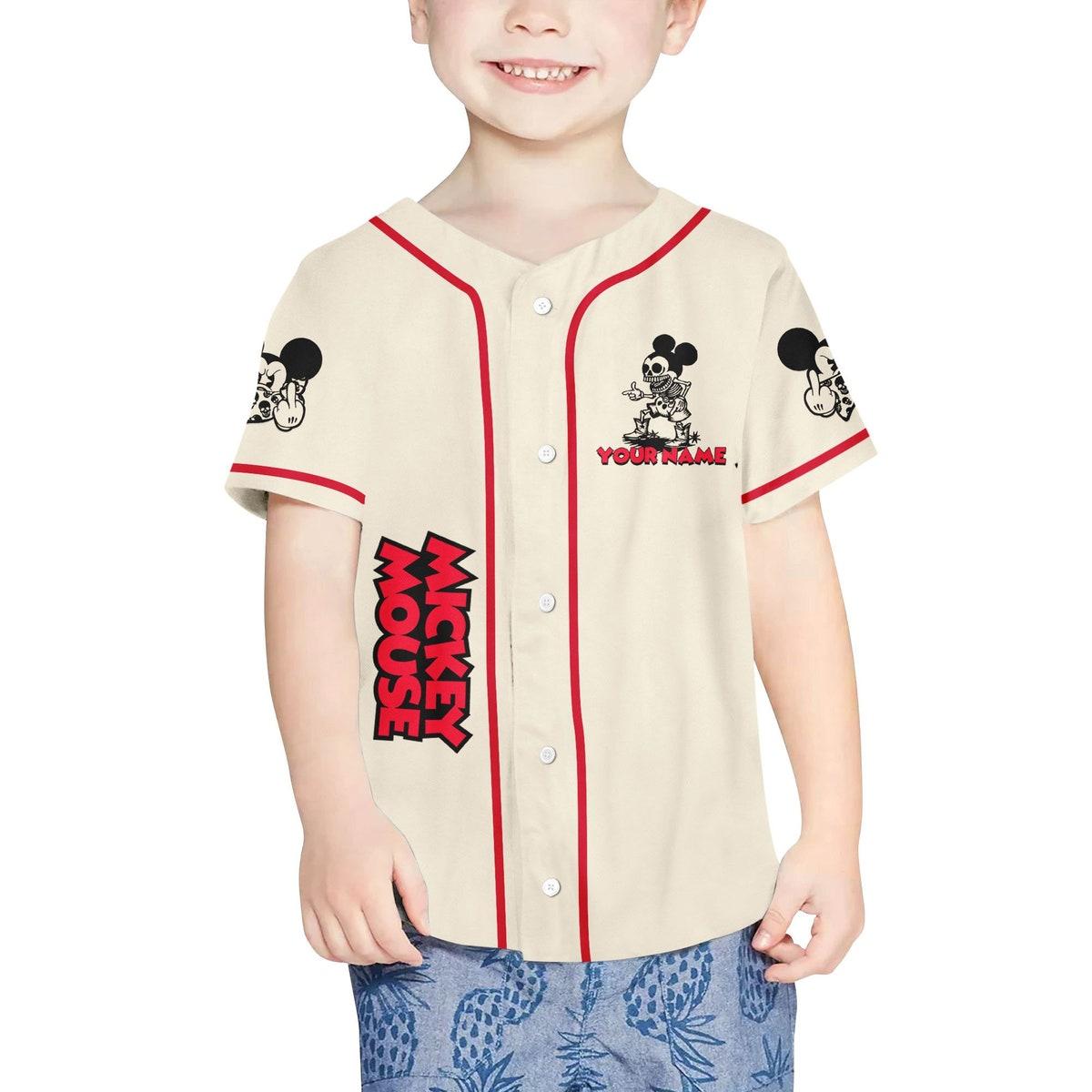 Personalize Jersey Mickey Bad Jersey Disney Baseball Jersey TT1024-9LXVQR1T