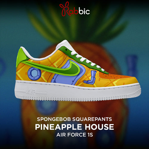 Pineapple House - Spongebob Squarepants AF1 Shoes