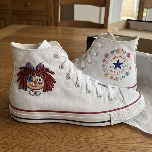 Ragatha V1 - TADC Embroidered High Chuck Shoes