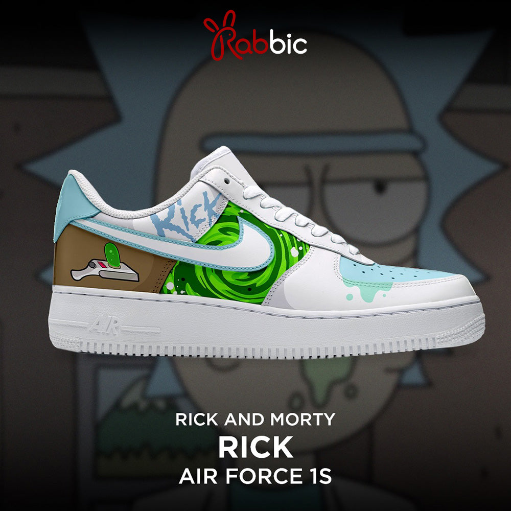 Rick-Rick and Morty AF1 Shoes