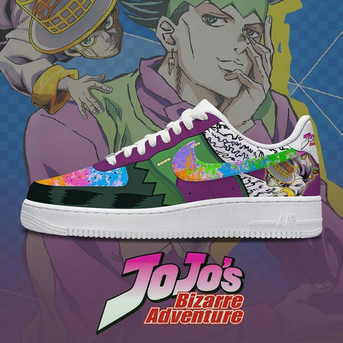 Rohan Kishibe - Jojo Bizarre Adventure AF1 Shoes-Rabbic