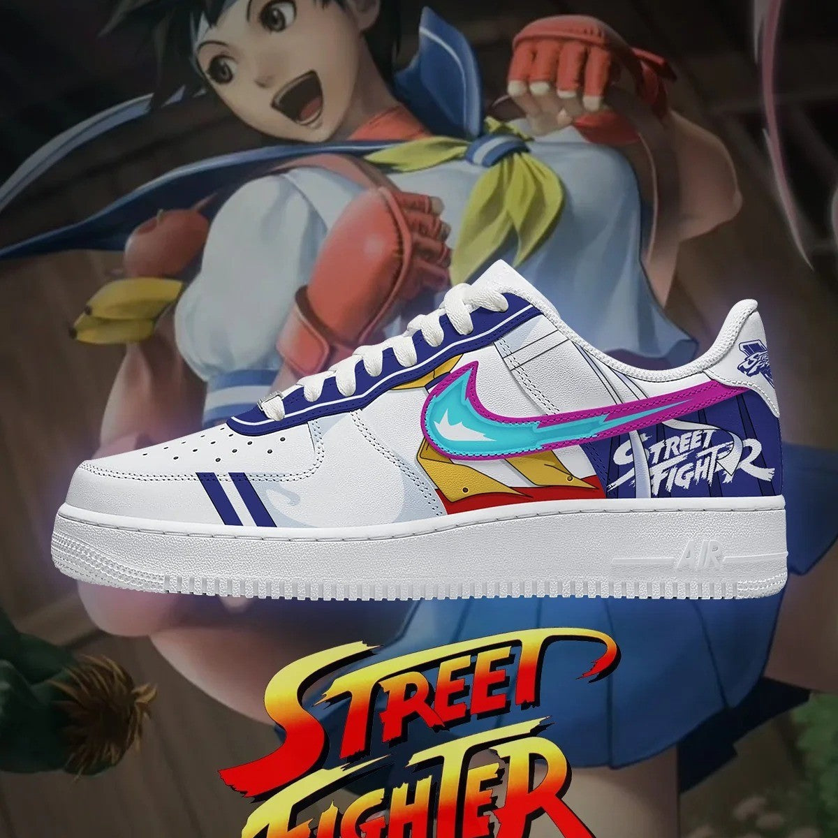 Sakura V.1 - Street Fighter AF1 Shoes