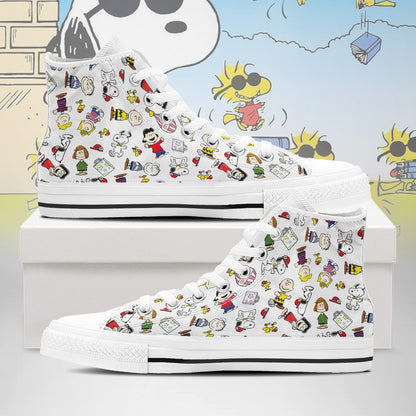Snoopy High Top Shoes v2