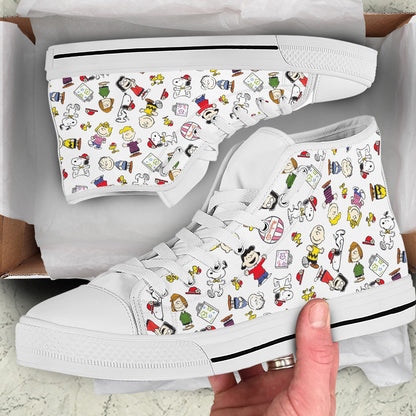 Snoopy High Top Shoes v2