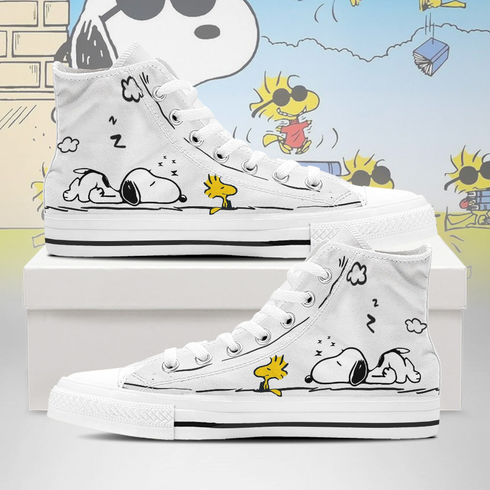 Snoopy High Top Shoes v4