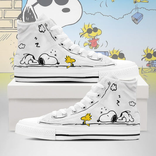 Snoopy High Top Shoes v4