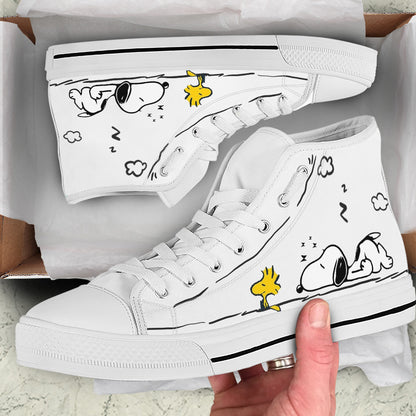 Snoopy High Top Shoes v4