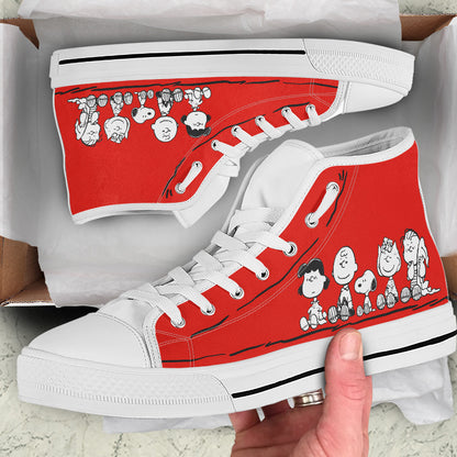 Snoopy High Top Shoes v5