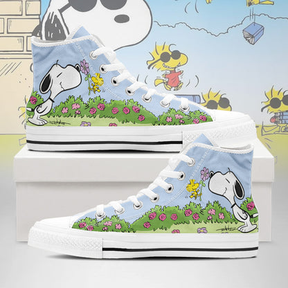 Snoopy High Top Shoes v7