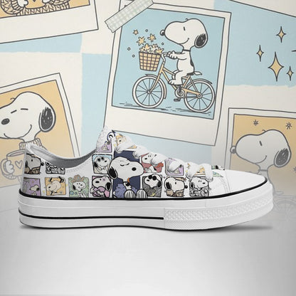 Snoopy Low-Top V4 Shoes
