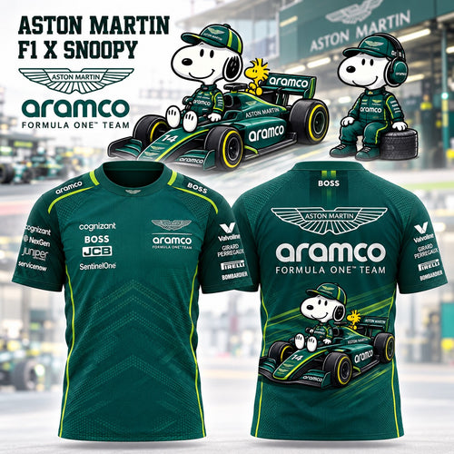 Snoopy x Aston 3D Shirt
