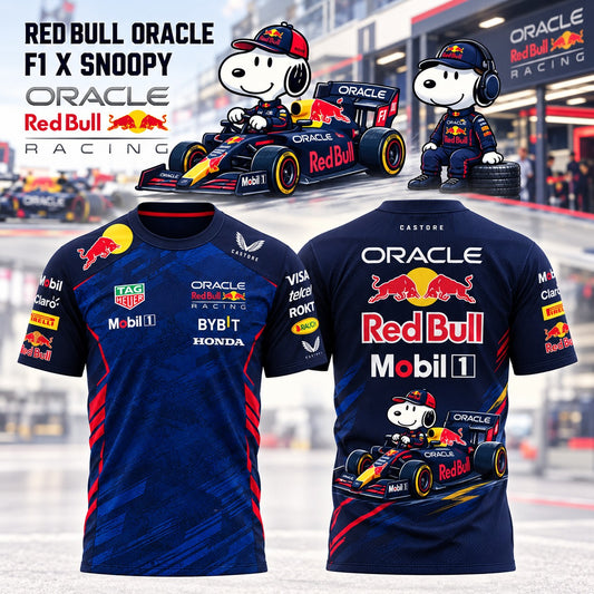 Snoopy x Redbull 3D Shirt