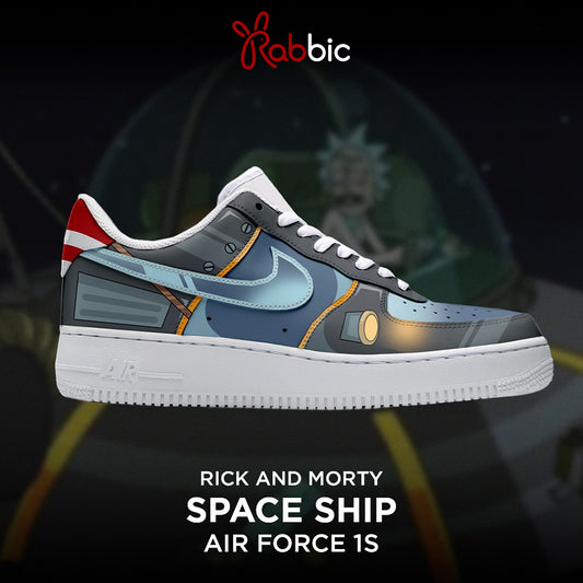 Space Ship-Rick and Morty AF1 Shoes