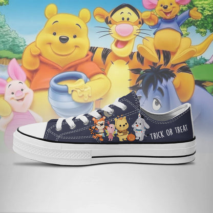 Winnie The Pooh Low Top Chuck Shoes V5