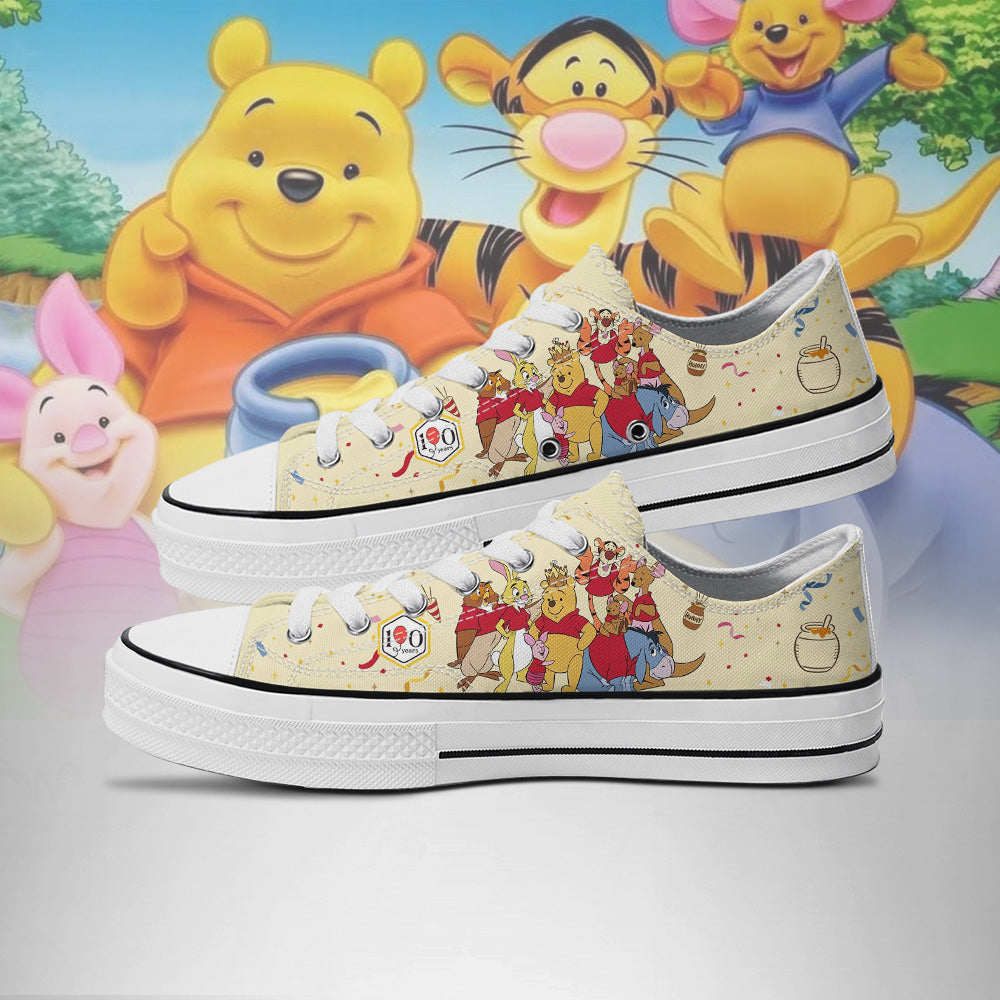 Winnie The Pooh Low Top Chuck Shoes V9
