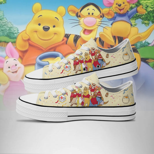 Winnie The Pooh Low Top Chuck Shoes V9