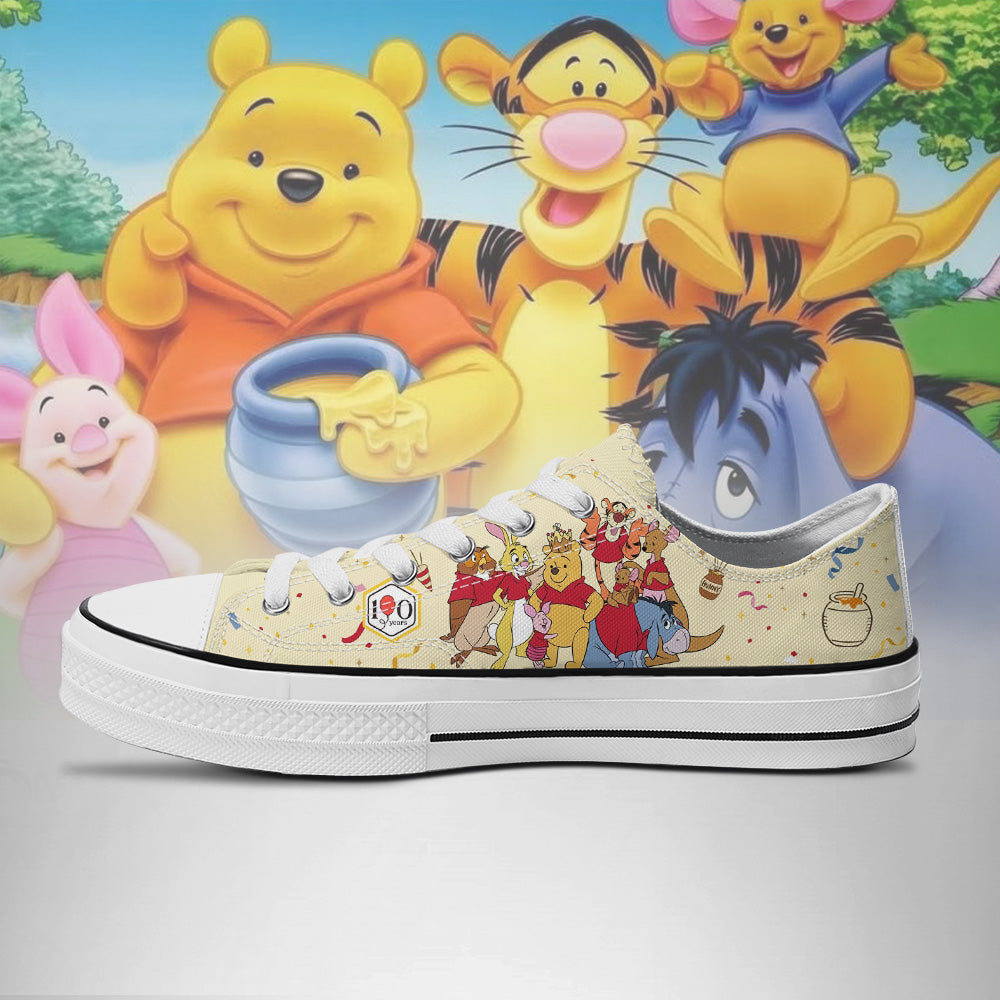 Winnie The Pooh Low Top Chuck Shoes V9