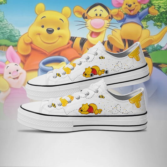 Winnie The Pooh Low Top Chuck Shoes V1