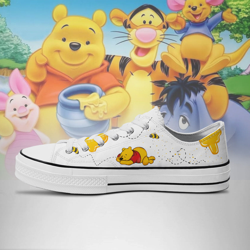 Winnie The Pooh Low Top Chuck Shoes V1