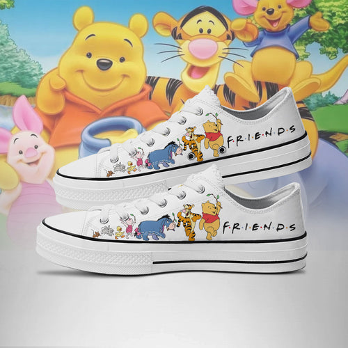 Winnie The Pooh Low Top Chuck Shoes V2