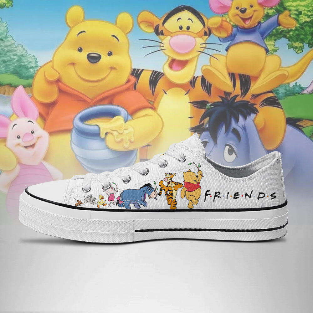 Winnie The Pooh Low Top Chuck Shoes V2