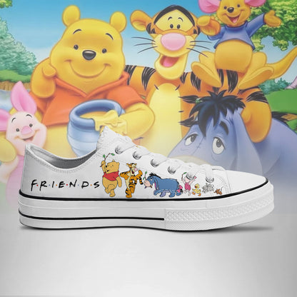 Winnie The Pooh Low Top Chuck Shoes V2
