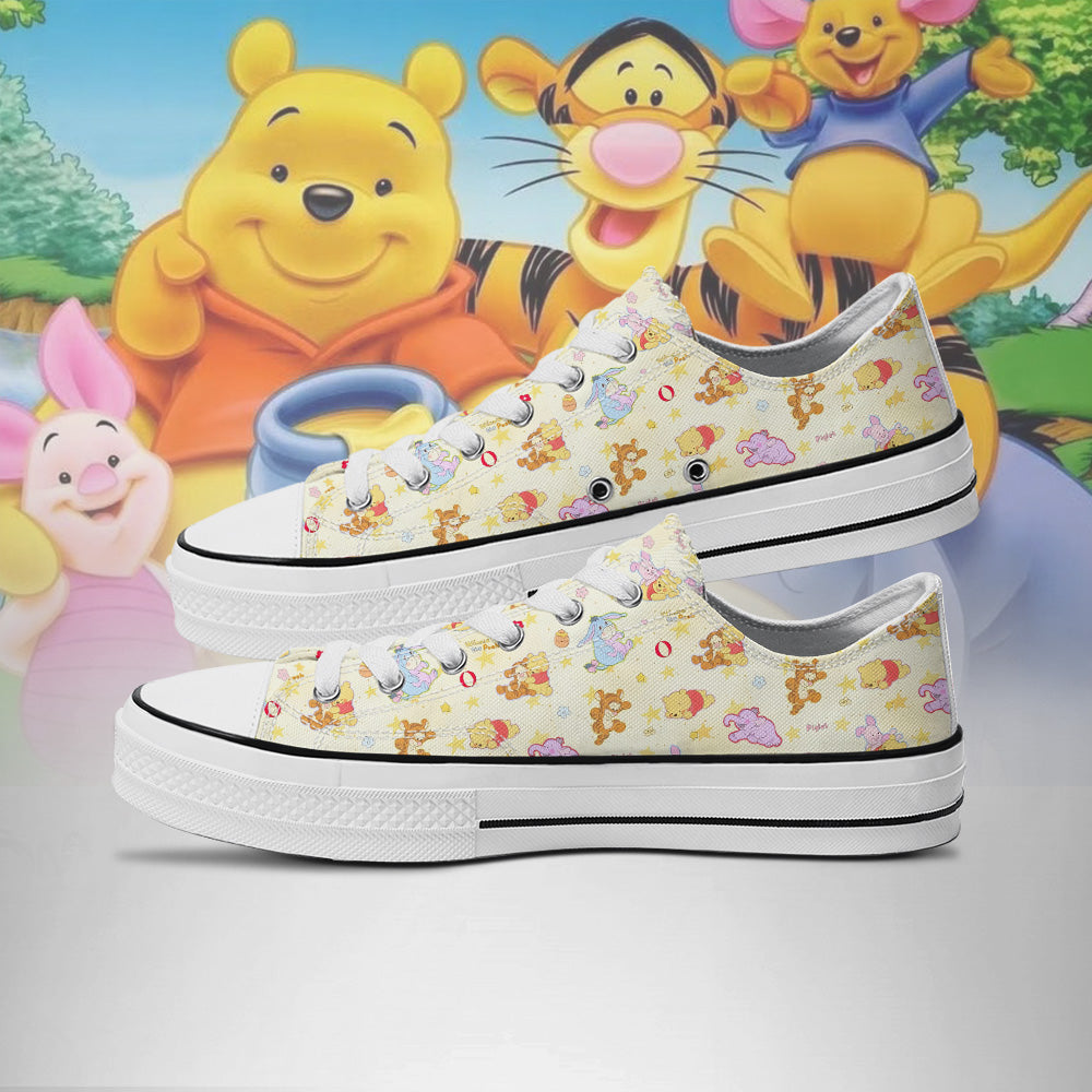 Winnie The Pooh Low Top Chuck Shoes V3