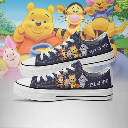 Winnie The Pooh Low Top Chuck Shoes V5