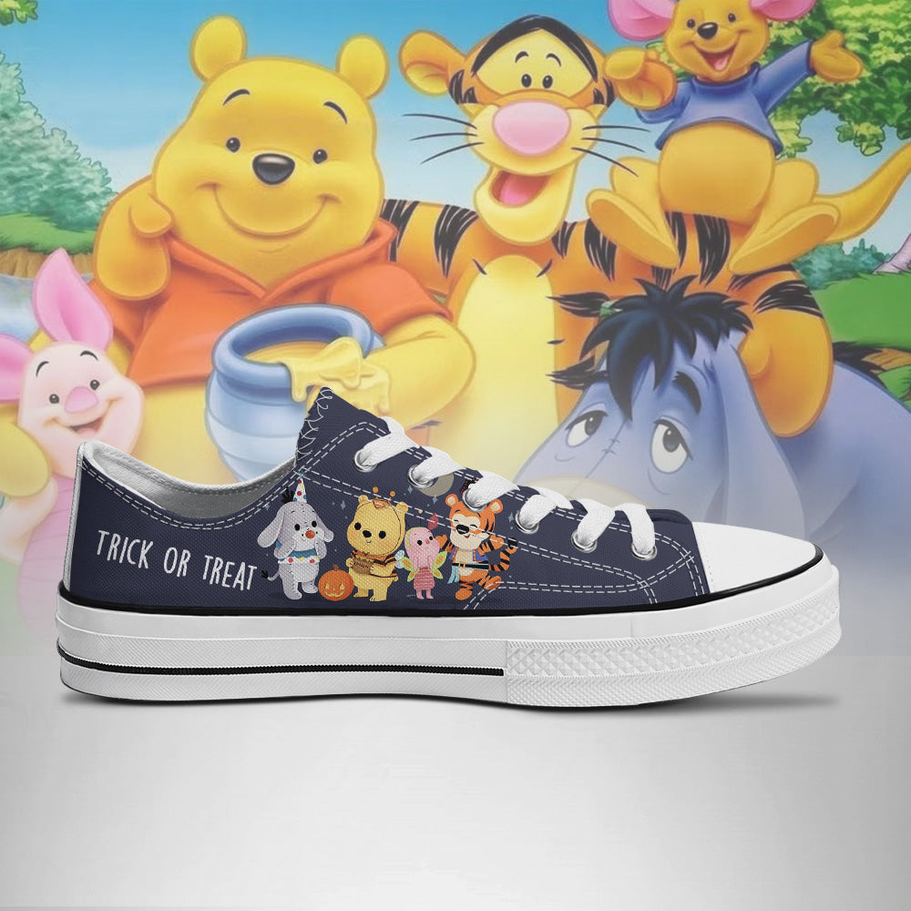 Winnie The Pooh Low Top Chuck Shoes V5