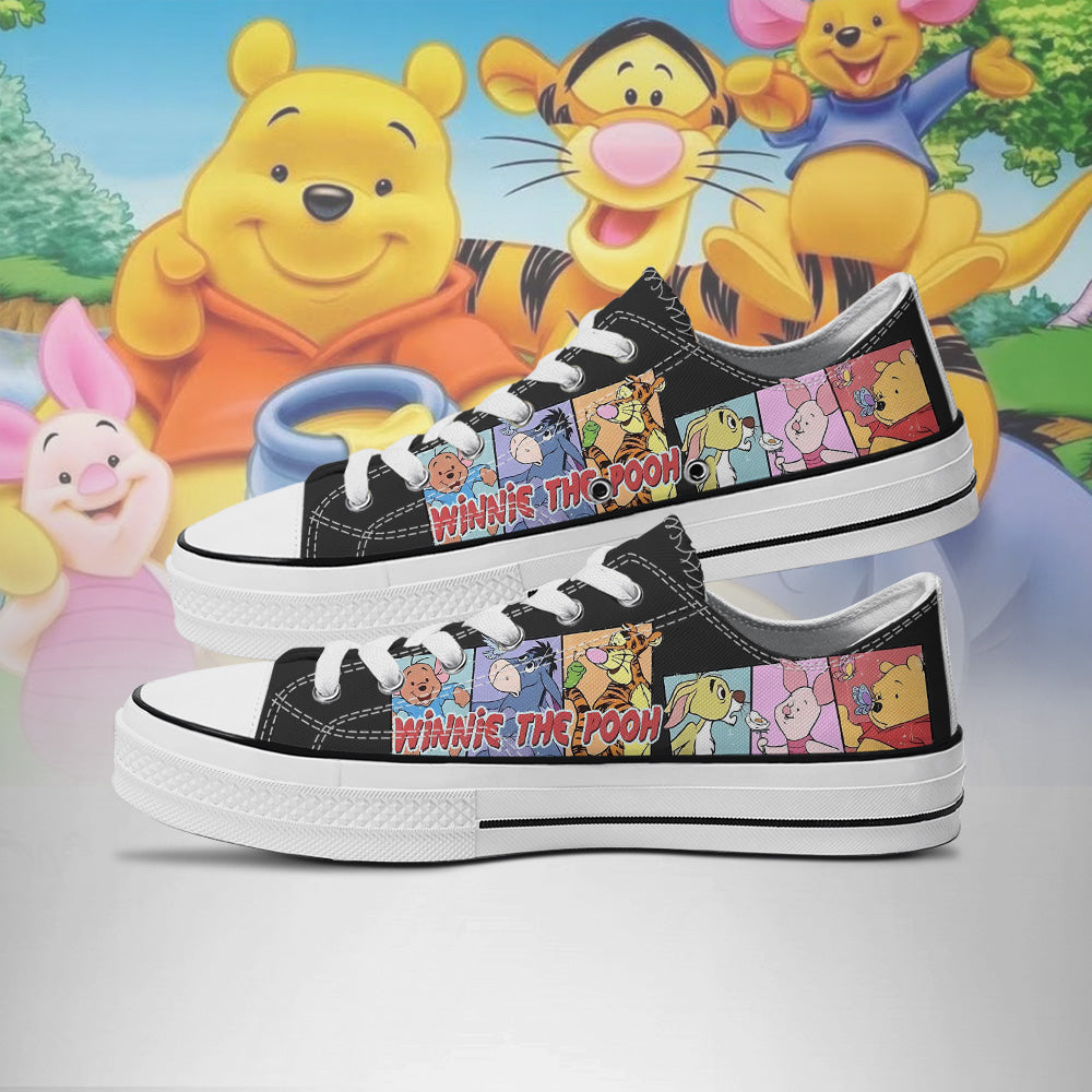 Winnie The Pooh Low Top Chuck Shoes V6