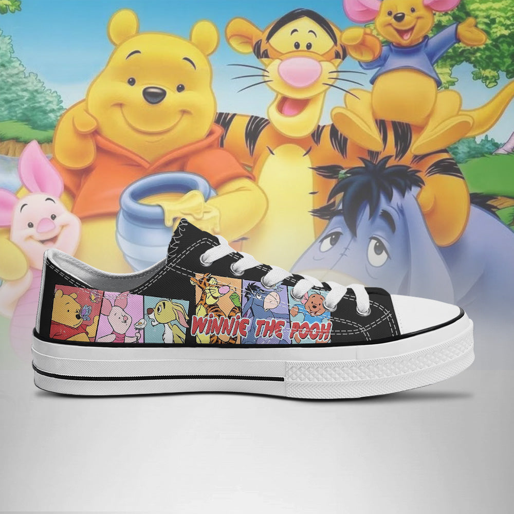 Winnie The Pooh Low Top Chuck Shoes V6