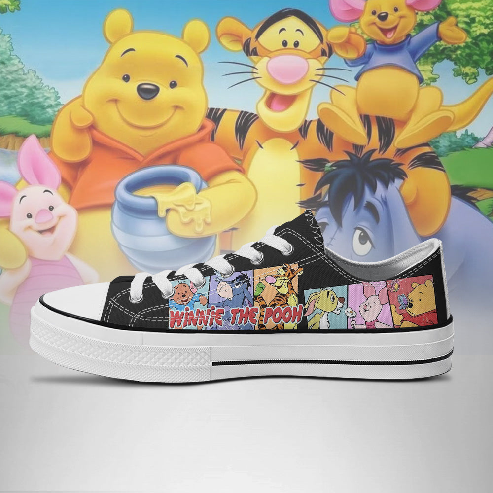 Winnie The Pooh Low Top Chuck Shoes V6