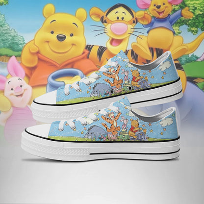 Winnie The Pooh Low Top Chuck Shoes V7