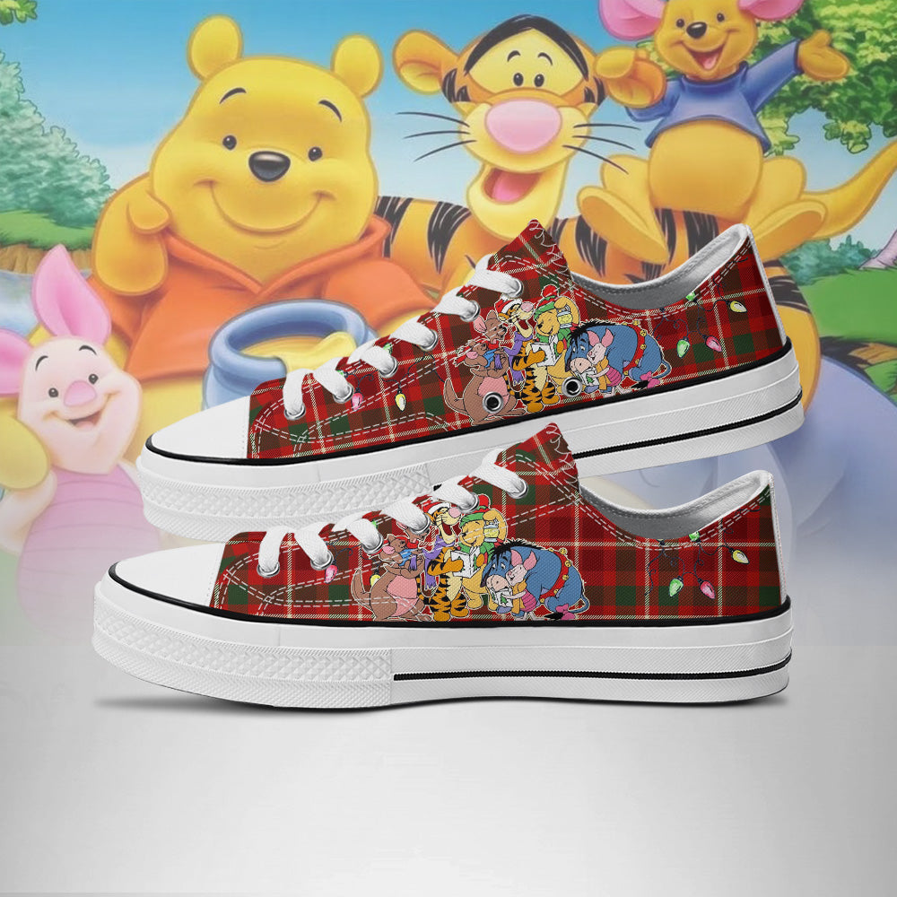 Winnie The Pooh Low Top Chuck Shoes V8
