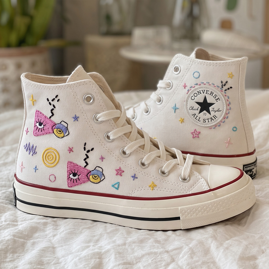 Zooble V1 - TADC Embroidered High Chuck Shoes