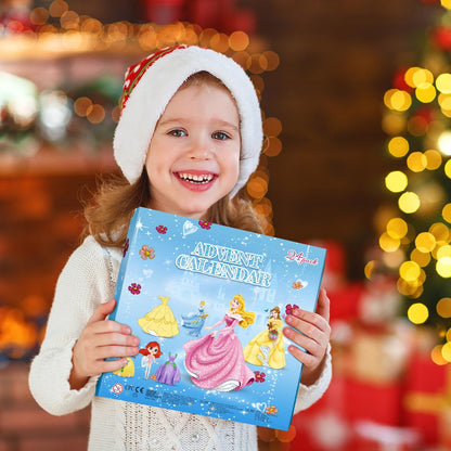 24 pcs Princess Advent Calendar 2026, Surprises Christmas Gift for Your Kid