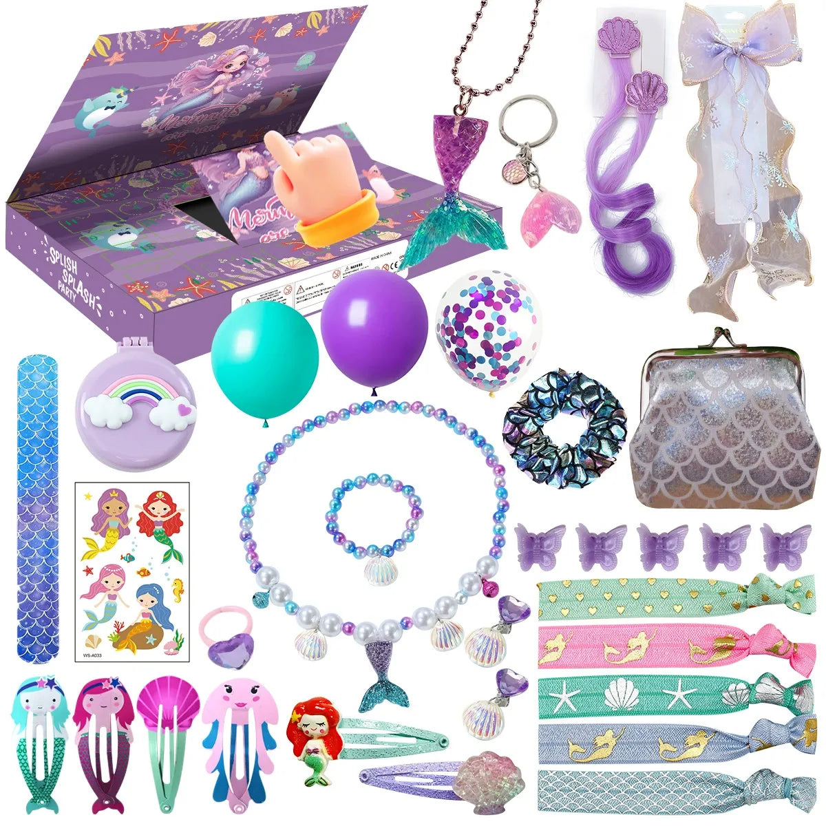 Mermaid Advent Calendar 2026, Surprises Christmas Gift for Your Kid V1